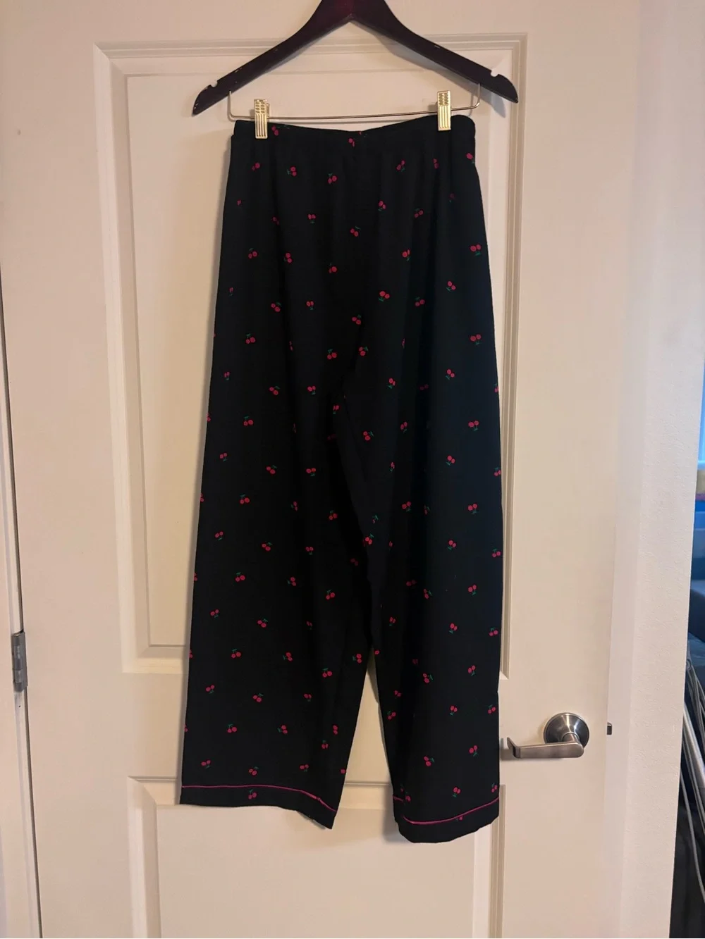 Womens 3 piece Pj Set Cherry print. Never worn!